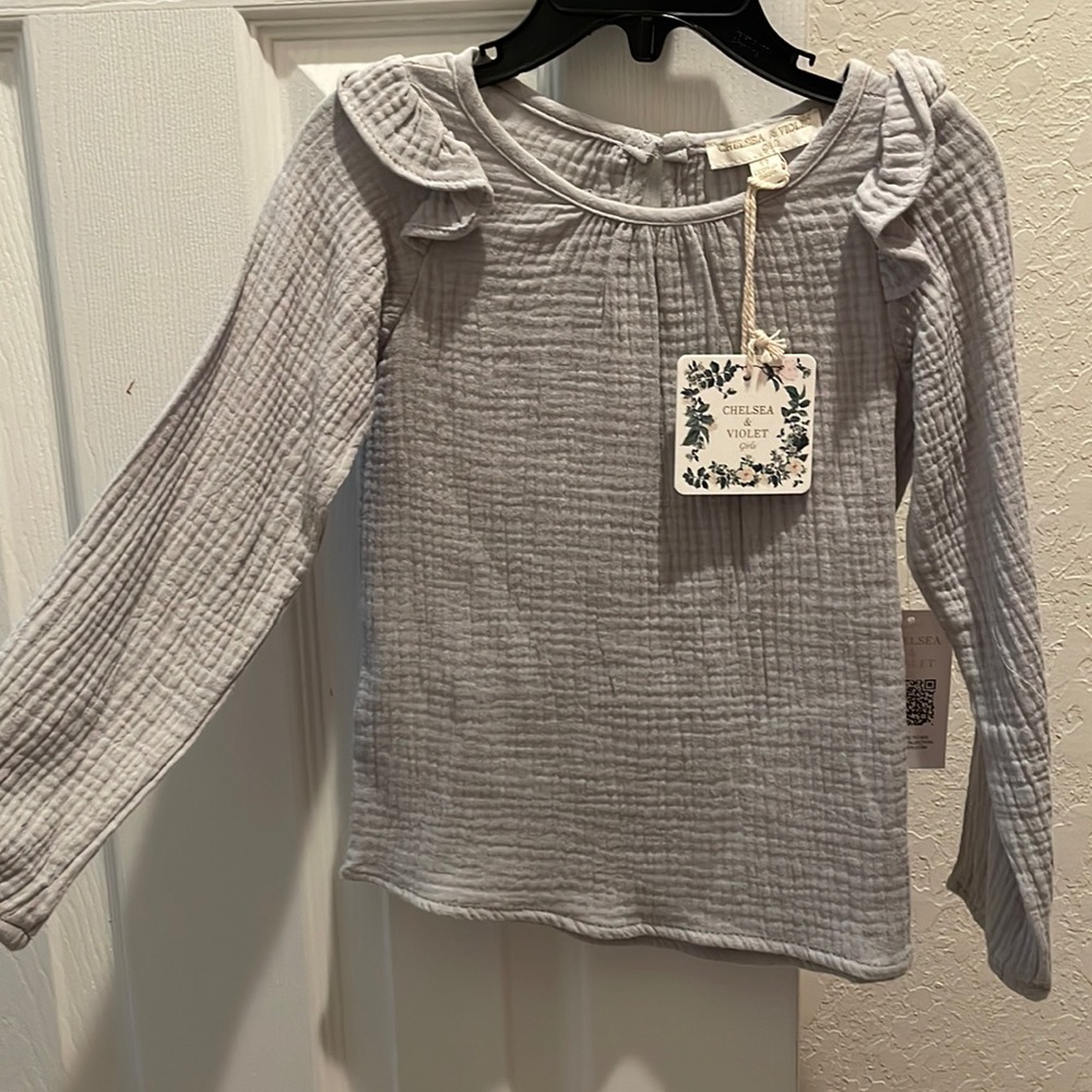 Chelsea & Violet, 4T, gray long sleeve